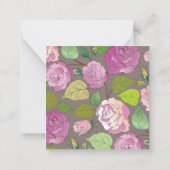 バラ20 ノートカード (裏面)