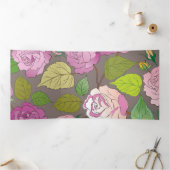 バラ20 三つ折りクリスマスカード (内部)