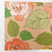 バラ21 三つ折りクリスマスカード (内部最初)