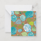 バラ25 ノートカード (裏面)