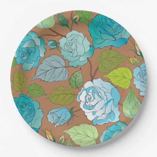 バラ25 ペーパープレート (正面)