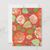 バラ26 ノートカード (裏面)