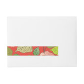 バラ26 ラップアラウンド宛名ラベル (正面)