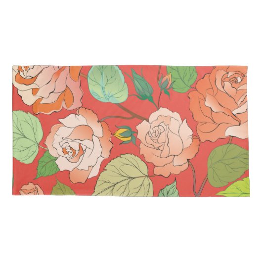 バラ26 枕カバー (裏面)