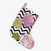 バラ27 スモールクリスマスストッキング (正面 (吊り時))