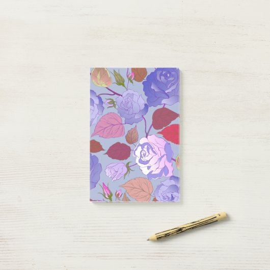 バラ29 ポストイット (デスク上)