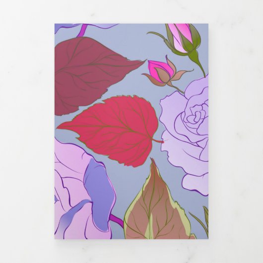 バラ29 三つ折りクリスマスカード (カバー)