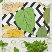 バラ2 キッチンタオル (折り畳み)