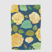 バラ2 ゴルフタオル (正面)