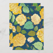 バラ2 サンキューカード (正面/裏面)