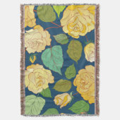 バラ2 スローブランケット (正面縦)