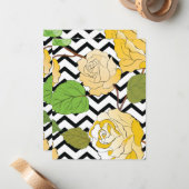 バラ2 ノートカード (正面/裏面インサイチュ)