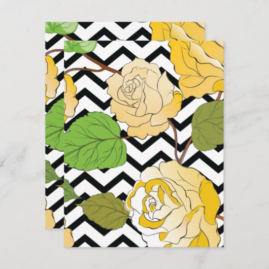 バラ2 ノートカード (正面/裏面)