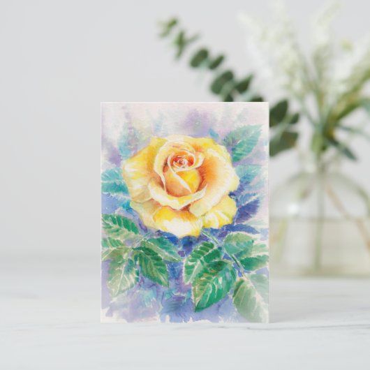 バラ2 ポストカード (スタンド正面)