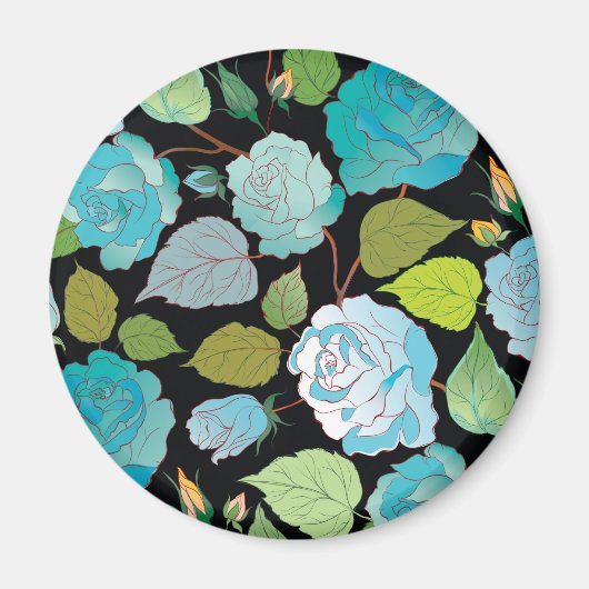 バラ2 マグネット (正面)