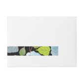 バラ2 ラップアラウンド宛名ラベル (正面)