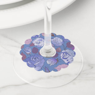 バラ2 ワイングラスタグ