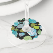 バラ2 ワイングラスタグ (クローズアップ)