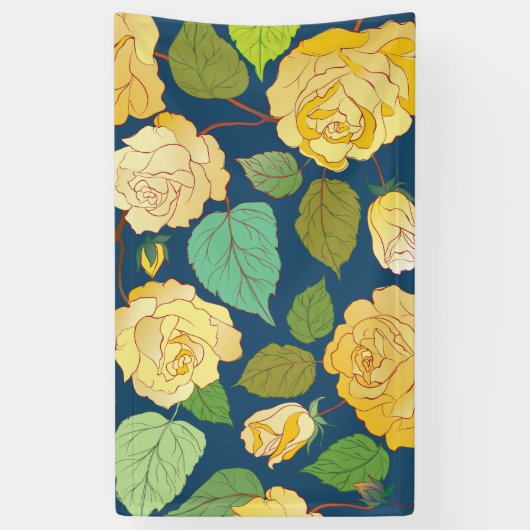 バラ2 横断幕 (縦)