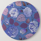 バラ2 缶バッジ (正面)