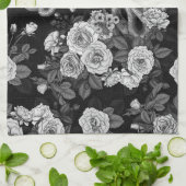 バラ3で非表示 キッチンタオル (折り畳み)