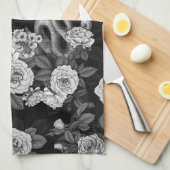 バラ3で非表示 キッチンタオル (四つ折り)