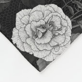 バラ3で非表示 フリースブランケット (角)