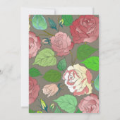 バラ30 サンキューカード (裏面)