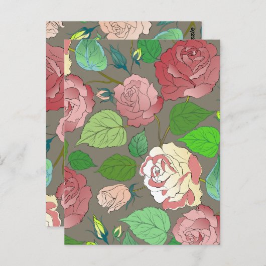 バラ30 ポストカード (正面/裏面)