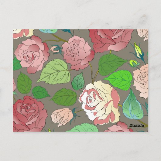 バラ30 ポストカード (裏面)