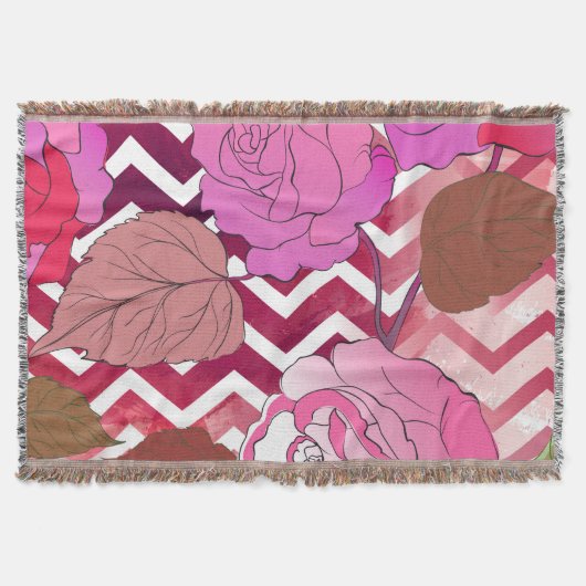 バラ3 スローブランケット (正面)