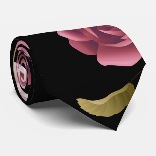 バラ3 ネクタイ (ロール)