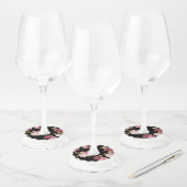 バラ3 ワイングラスタグ (セット)