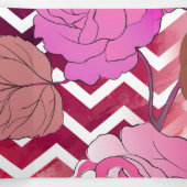 バラ3 三つ折りクリスマスカード (内部中)