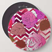 バラ3 缶バッジ (正面&裏面)