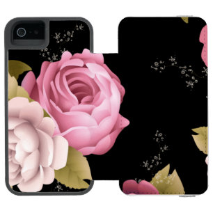 バラ3 iPhone SE/5/5sウォレットケース