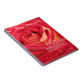 バラ60th誕生祝いカスタムゲストブック ノートブック (右側)