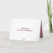 バラ65周年記念カード カード (裏面)