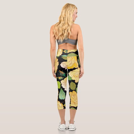 バラ8 カプリレギンス (裏面)