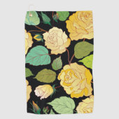 バラ8 ゴルフタオル (正面)