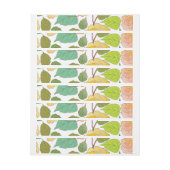 バラ9 ラップアラウンド宛名ラベル (シート)