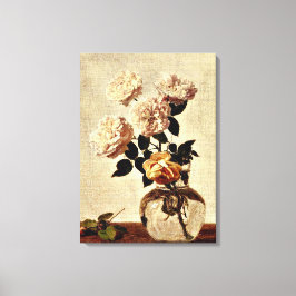 バラ、アンリ・ファンタン=ラトゥールの作品 キャンバスプリント