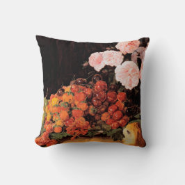 バラ、イチゴとパンを使った静物体験 クッション