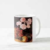 バラ、イチゴとパンを使った静物体験 コーヒーマグカップ (正面右)