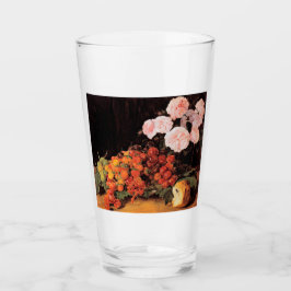 バラ、イチゴとパンを使った静物体験 タンブラーグラス