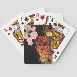 バラ、イチゴとパンを使った静物体験 トランプ