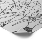 バラ(インク) ポスター (角)