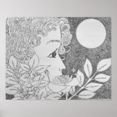 バラ（インク） ポスター (正面)