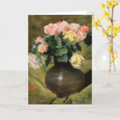 バラ | ウィリアムメリットチェイス カード (黄色い花)