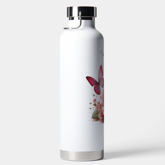 バラ ウォーターボトル (右面)